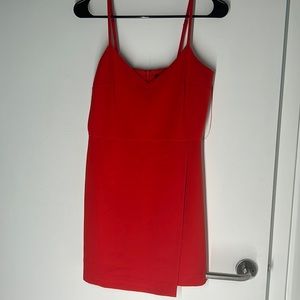 French collection red dress